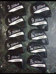 【即発送】タイトリスト Titleist アイアンカバー10個