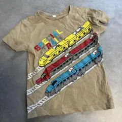 新幹線 列車 Tシャツ 半袖　110サイズ
