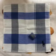 <新品未使用>Polo Ralph Lauren チェック柄ハンカチ