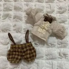ねんどろいど オビツ11 チェック フリル 2点セット サロペット