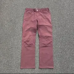 00s OAKLEY ギミックパンツ　ワインレッド　刺繍ロゴ　古着　パンツ