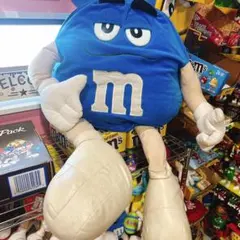レア！超特大ぬいぐるみ！m&m's☆エムアンドエムズのぬいぐるみ☆ブルーのサムネイル