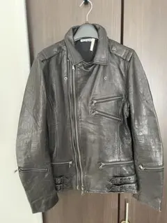 AZ シープスキンレザー ダブルライダースジャケット