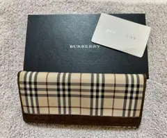 BURBERRY バーバリー 長財布 ノバチェック 美品のサムネイル