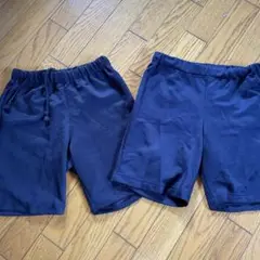 紺ハーフパンツ 2枚セット