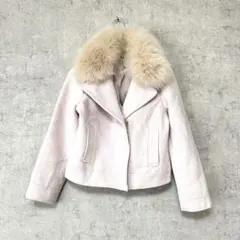 ウール100%×FOXファー】DURAS 2wayライダースジャケット F美品 - メルカリ
