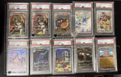 フシギダネ ヒトカゲ ゼニガメ フルイラストSVG psa10鑑定番号連番