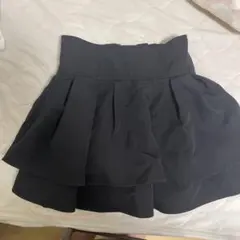 GRL 黒 フレアスカート