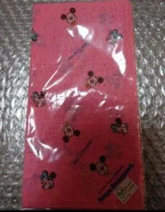 東京ディズニーランド ミッキー&ミニー ハンカチ 昭和レトロ