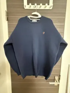 TINA:TOJUN ネイビー クルーネックセーター