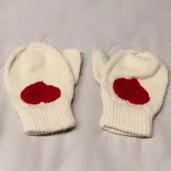 子供 手袋 ハート柄