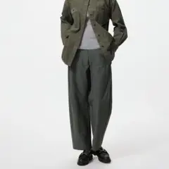 UNIQLO ジャージーカーブパンツ ダークグリーン