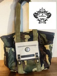 オロビアンコ迷彩柄トートバッグ