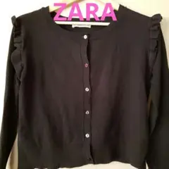 ZARA ニットカーデガン 黒