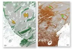 僕のヒーローアカデミア　原画展　ポスター　2セット　おさなな　デク　かっちゃん