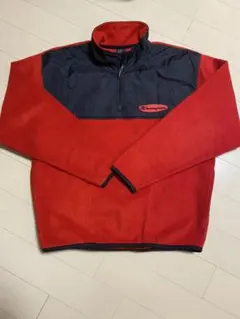 ◼️チャンピオン　90's フリースジャケット　RED L
