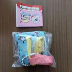 サンリオキャラクターズ　レトロレッスンバッグミニキーホルダー　ポチャッコ
