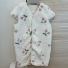 花柄フリーススリーパー