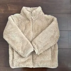 ユニクロ フリース 120cm ベージュ