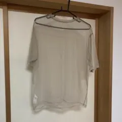 ベージュ ポリエステル Tシャツ Mサイズ