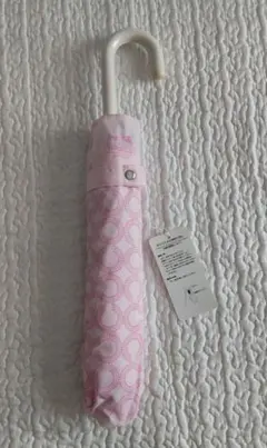 【未使用】タグ付き　COACH コーチ　ノベルティ　シグネチャー　ピンク　日傘