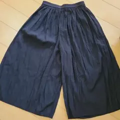 UNIQLO ブラック ガウチョパンツ 150