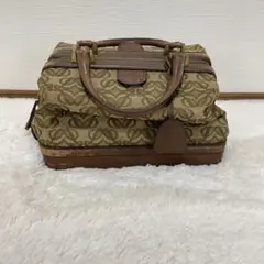 激レア ヴィンテージ LOEWE ボストンバッグ ハンドバッグ モノグラム
