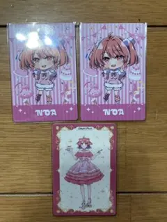 カラフルピーチ　ぷぴぱ　トレカ　トレーディングカード　のあ　デフォ　等身