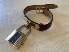 HERMES ケリーウォッチ パドロック ボルドーのサムネイル
