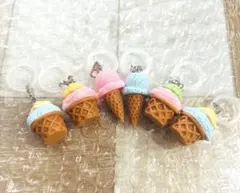 アイスクリーム めじるしアクセサリー 6点セット