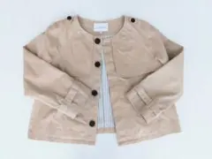 ノーカラーショートコート green label relaxing 125