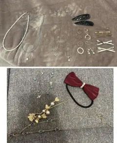 アクセサリー　まとめ売り　ネックレス　ブレスレット　指輪　ヘアピン　ヘアアクセ