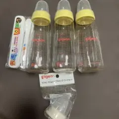 ピジョン　哺乳瓶　ガラススリムタイプ3本　200ml 2個おまけ付き