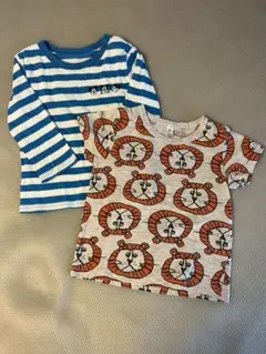 ユニクロ　ユニクロベビー　西松屋　カットソー　2枚セット　80  90