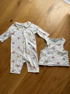 プチバトー　ツーウェイオール　セット