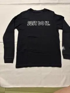 Nike ブラック 長袖カットソー JUST DO IT.