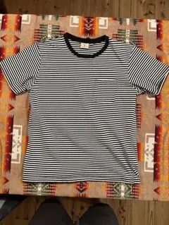 GOODWEARグッドウェア ボーダーポケットTシャツ XLのサムネイル