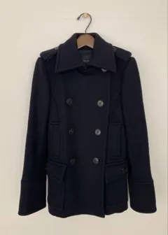 OLD UNITED ARROWS ピーコート メルトン　ネイビー