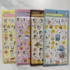 PEANUTS ボンボンドロップシール スヌーピー 4種セット