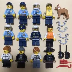 レゴ　シティ　警察官　ポリス　泥棒　ミニフィグ　セット
