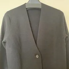 【新品】UNIQLO ミラノリブ　ロングジャケット　カーディガン　長袖　S