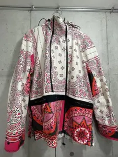 sacai サカイ バンダナ ニット プルオーバー レッド 0027 - メルカリ