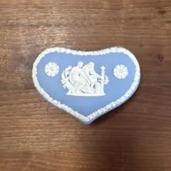 ☆WEDGWOOD ジャスパー 小物入れ スクエア ブルー ホワイト - メルカリ