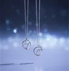 SV925 ダイヤモンドネックレス 北斗七星 - メルカリ
