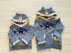 ミキハウス　ダブルビー　パーカー トレーナー