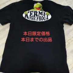 X-girl KERMIT THE FROG Tシャツ ブラック　ユニセックスのサムネイル