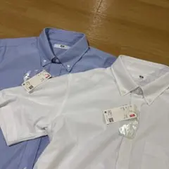 未使用　UNIQLO　半袖ドライノンアイロンジャージーシャツ　2枚セット　M