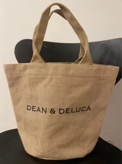 新品ディーン＆デルーカ ジュートマーケットトートバッグジュートバッグ Sサイズ