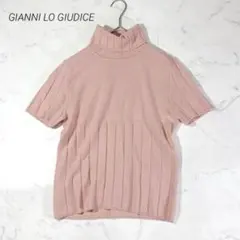 GIANNI LO GIUDICE ニット カシミヤ タートル ピンク 38のサムネイル