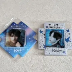 TXT ヒュニンカイ バンダイ ビジュアルスクエアフォトシール フォトケース